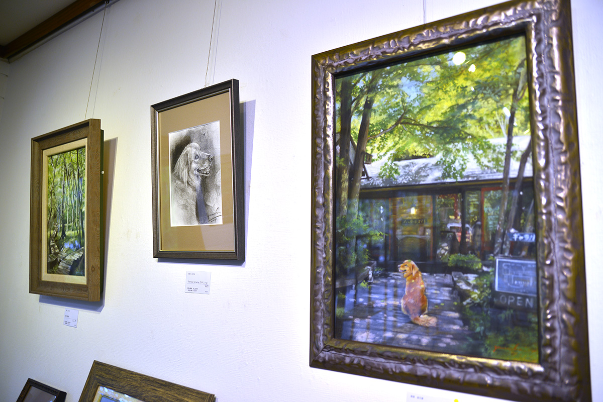 絵画と陶器の二人展 若菜由三香・邦子 - 八ヶ岳倶楽部