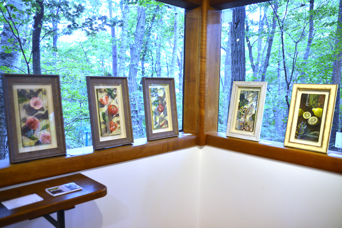 絵画と陶器の二人展 若菜由三香・邦子 - 八ヶ岳倶楽部