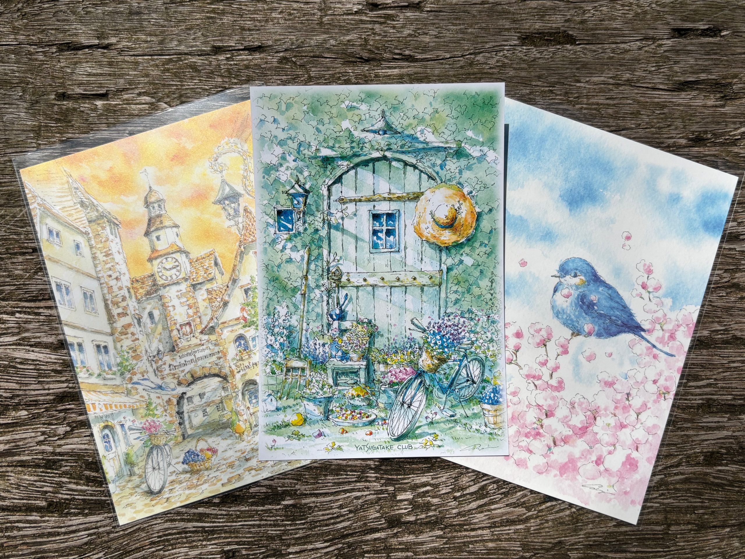 内田新哉「OLD MILL」限定版リトグラフ, イギリス風景画, 水彩風, 額装 真作 内田新哉 Sunday リトグラフ 直筆サイン裏書き有り 156/350